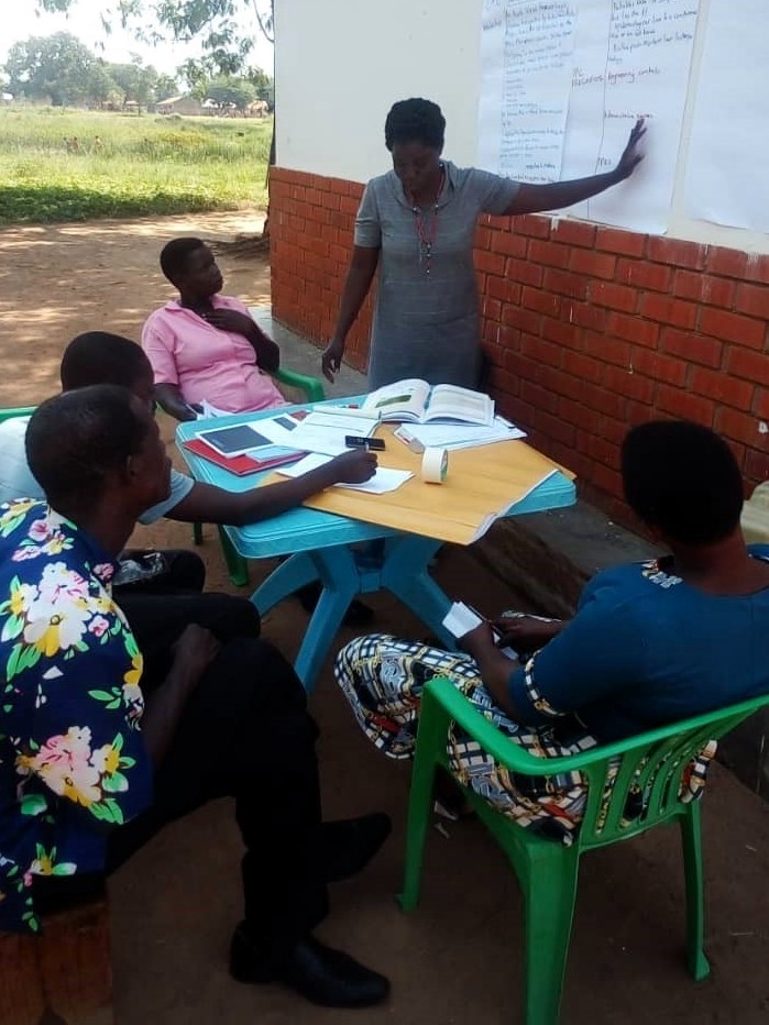 An ERPHC mentorship session at a health facility in Uganda. Credit: Uganda Infectious Diseases Institute