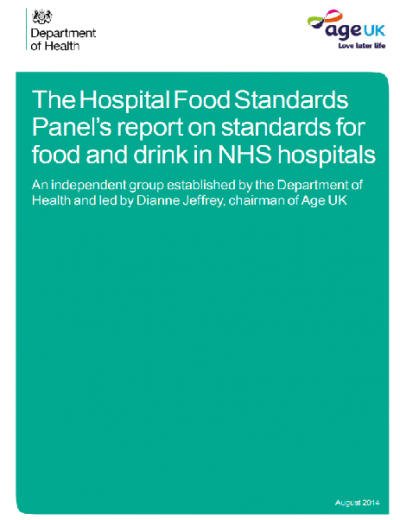 The Hospital Food Standards Panel’s report on standards for food and drink in NHS hospitals (2014)