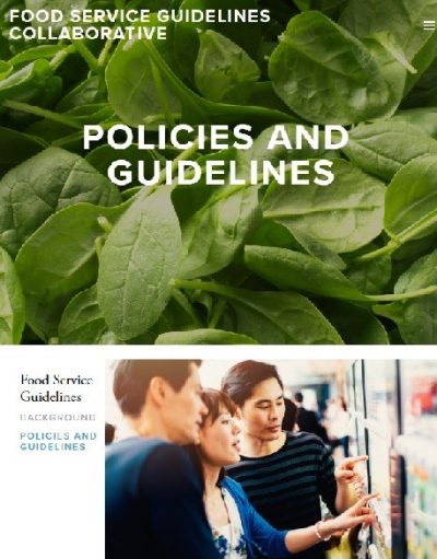 Food Service Guidelines Collaborative website